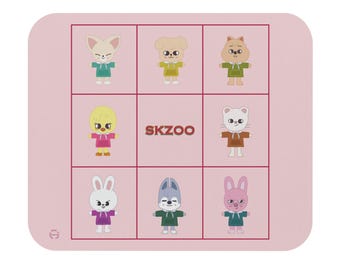 SKZOO inspired Kpop Rectangle Mouse Pad: Desk Accessory 9" × 8" STAY Merch