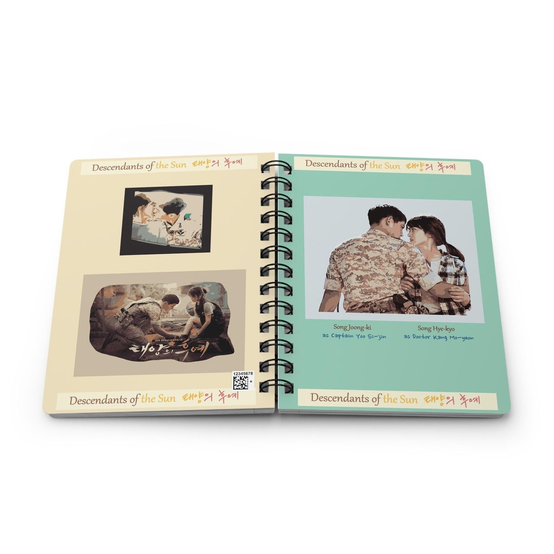 Descendants of the Sun Kdrama Journal: Korean TV Show Notebook 5