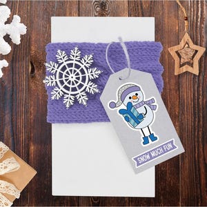 Winter snowman PNG stickers, snowman digital sticker bundle image 3