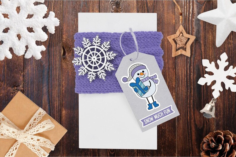 Winter snowman PNG stickers, snowman digital sticker bundle image 3
