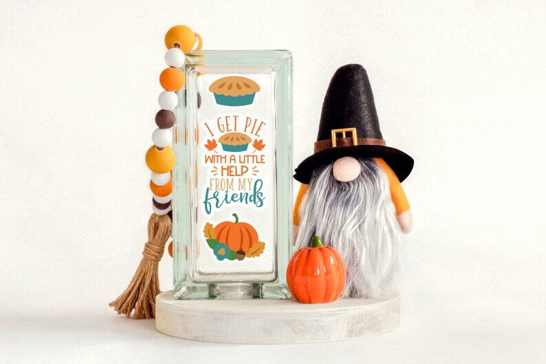 Friendsgiving PNG stickers, Thanksgiving digital sticker bundle image 4