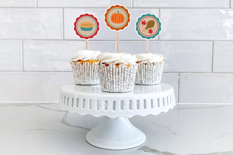 Friendsgiving PNG stickers, Thanksgiving digital sticker bundle image 5