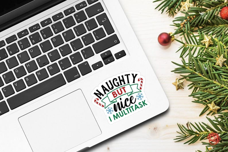 Grappige kerst-png-stickers, digitale kerststickerbundel afbeelding 4
