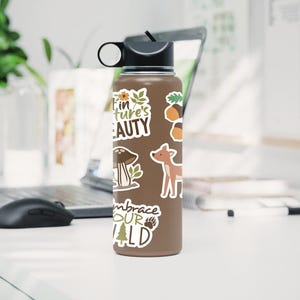 Woodland PNG Stickers, Woodland animal sticker bundle image 4