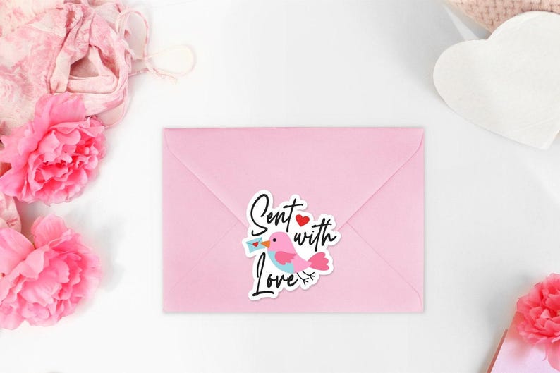 Adesivi PNG per confezioni di San Valentino / pacchetto di adesivi digitali per piccole imprese immagine 2