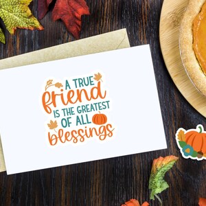 Friendsgiving PNG stickers, Thanksgiving digital sticker bundle image 3