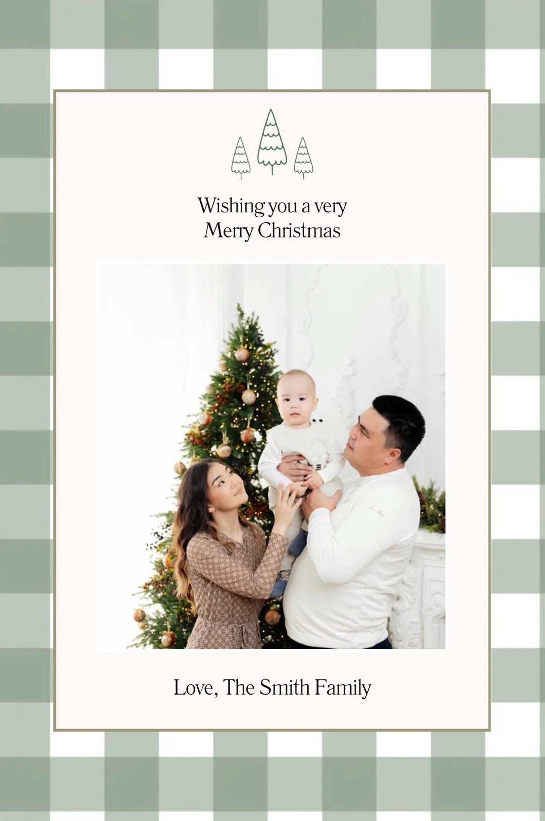 Holiday Card Template Etsy