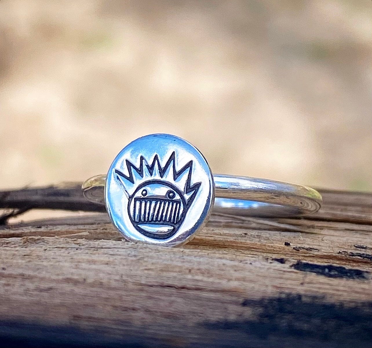 Sterling Silver Boognish Stacking Ring