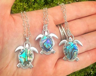 Mae’s Sterling and Abalone Terrapin Pendant