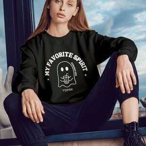 Funny & cute halloween Sweatshirt | Cute sweatshirt for Halloween | Halloween Kdrama sweatshirt | Kdrama Gift for halloween | Halloween gift
