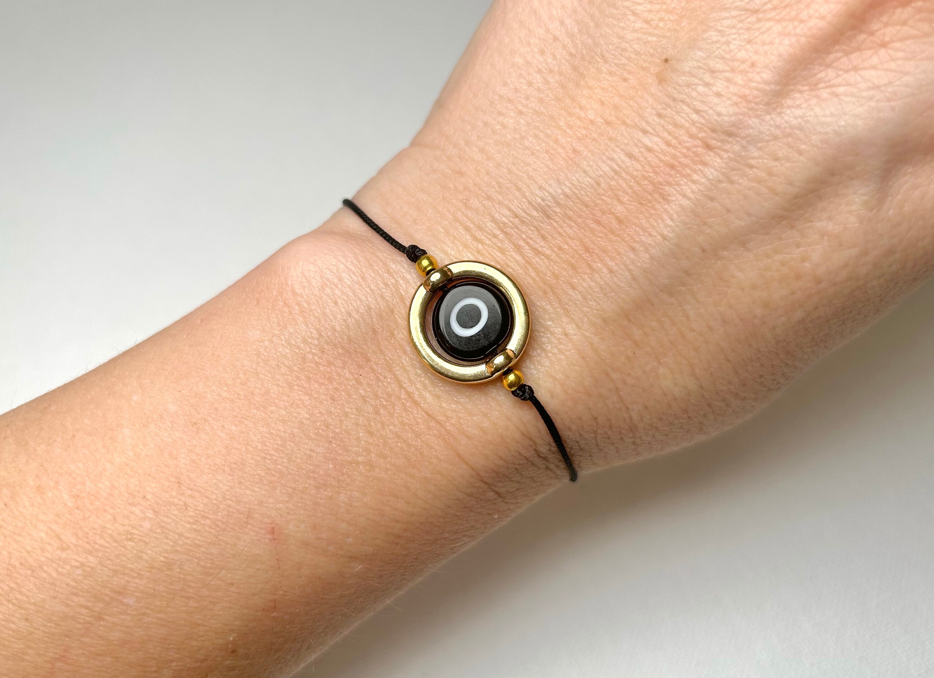 Red Evil Eye Bracelet With a Wish Card and a Gift Wrap an Evil Eye