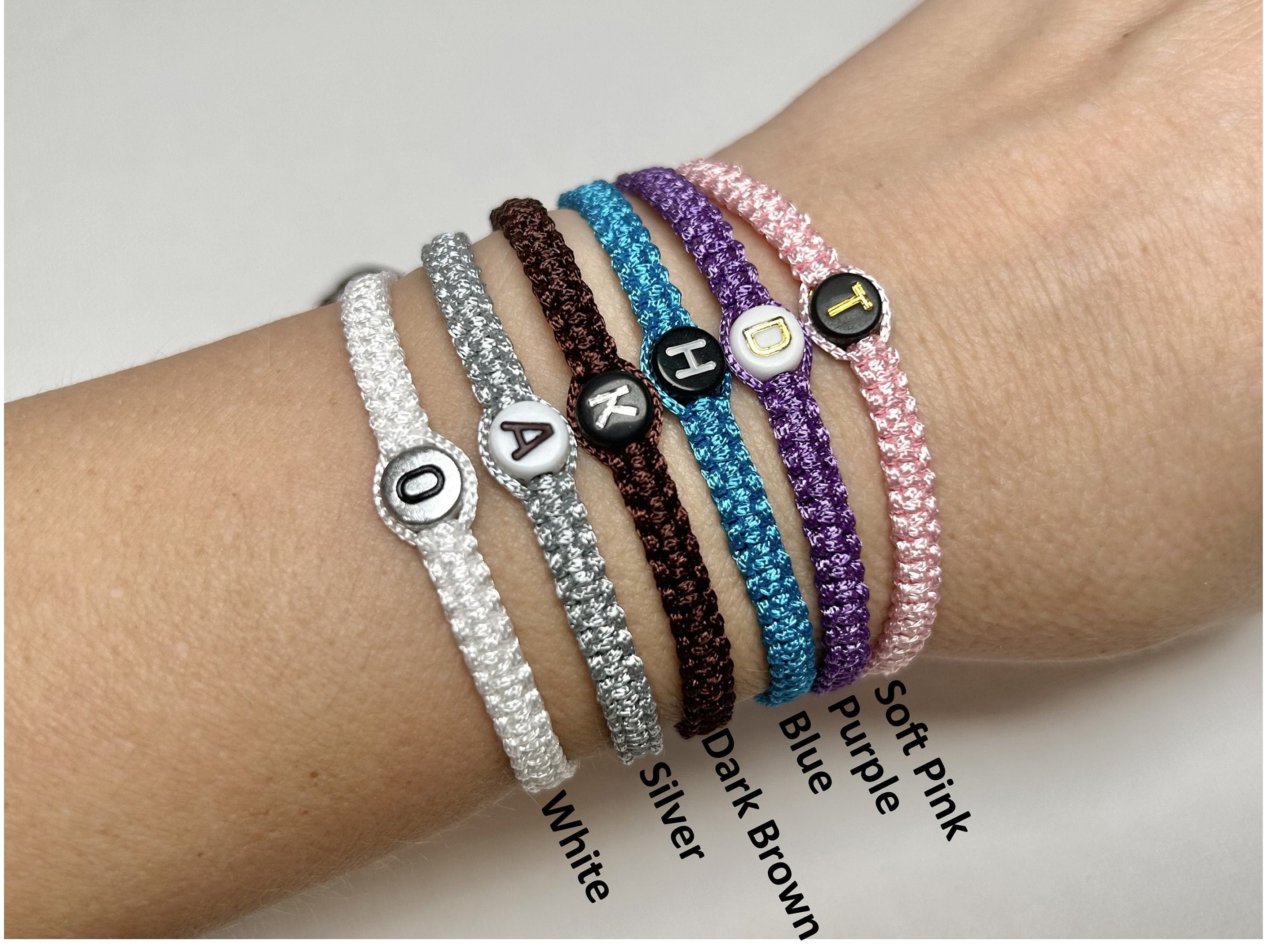 Crystal Bracelet Personalized Friendship Bracelets Let Them