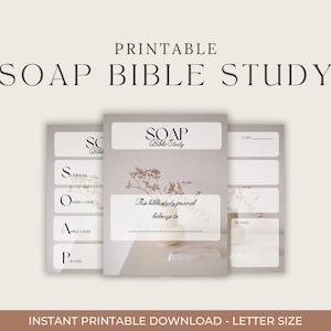 SOAP Bible Study Journal