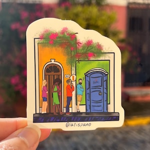 Puerto Rico stickers| portapotty sticker| waterproof stickers| Boricua