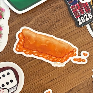 Empanadilla sticker| Puerto Rico stickers| waterproof sticker