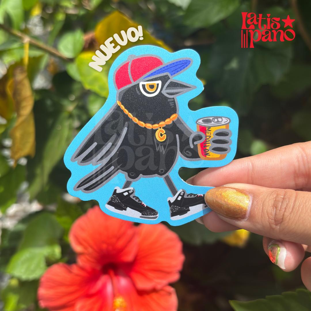 Chango Sticker| Grackle Sticker| Puerto Rico Stickers| Funny Bird ...