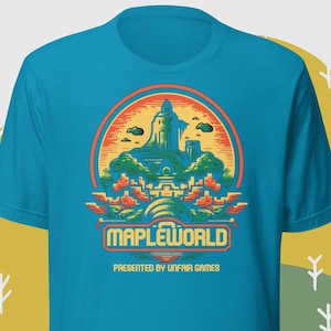 Mapleworld Präsentiert von Unfair Games - Morgen und Morgen und Morgen Unisex T-Shirt