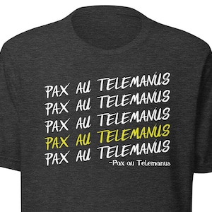 PAX AU TELEMANUS!! - Red Rising by Pierce Brown Unisex Tee