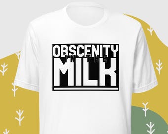 Obszönität in der Milch - Ernest Hemingway&#39;s berüchtigte Linie von For Whom the Bell Tolls Unisex Tee