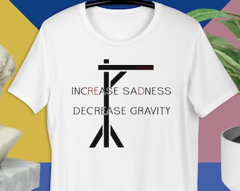 Rot aufsteigend hängend am Mars - Unisex Tee