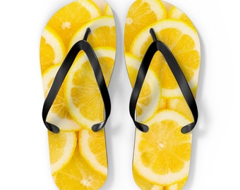 Zitrone, Frucht-Flip-Flops