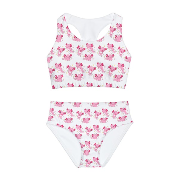 Axolotl Girls Two Piece Swimsuit (AOP)