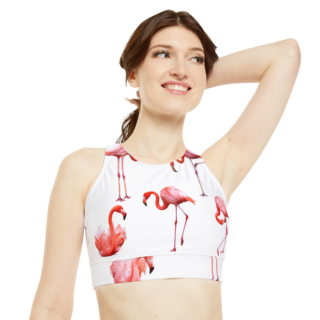 High Neck Crop Bikini Top (AOP) For Blaq_baddie