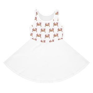 Axolotl Girls&#39; Sleeveless Sundress (AOP)