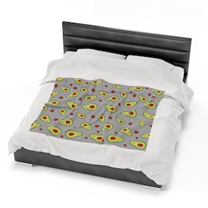 Avocado, Velveteen Plush Blanket