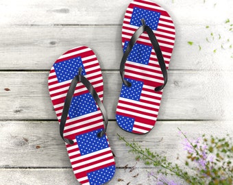 Amerikanische Flagge, Flip Flops