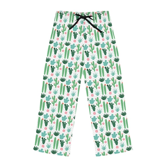 Kaktus-Liebhaber-Geschenk, Frauen-Kaktus-Pyjama-Hose (AOP) - Etsy.de