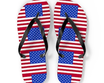 Amerikanische Flagge, Flip Flops