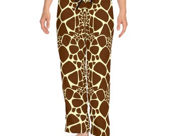 Giraffe Print Pajama Pants: Women's Comfortable Loungewear
