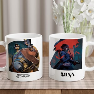 Custom Deadlock Double Hero Mug – Personalized Gamer Coffee Cup, Unique Deadlock Fan Gift