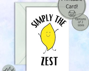 Simply the Zest card