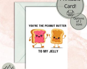 My PB&J Card | Printable Card| LifeToTheFullDesign