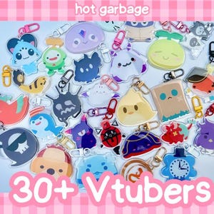 Vtuber Fan Mascot Keychains