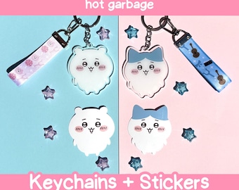 Chiikawa Hachiware Keychain Lanyard Charm Wristlet