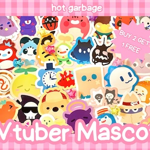 Vtuber Fan Mascot Stickers (BUY 2 GET 1 FREE)