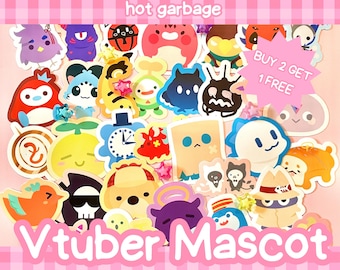 Vtuber Fan Mascot Stickers (BUY 2 GET 1 FREE)