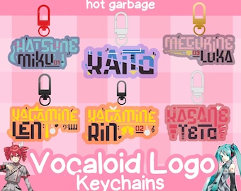 Vocaloid Logo Keychains