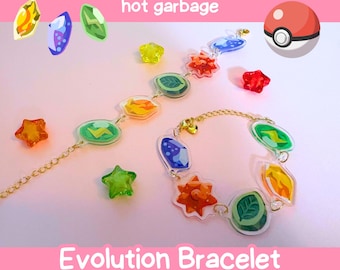 Evolution Stone Acrylic Bracelet