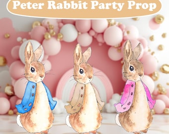 Peter Rabbit Party Prop, Peter Rabbit Baby Shower Decor, Easter Decor, Peter Rabbit Cut Out, Birthday Decor, Lawn Sign, Bunny Cut Out
