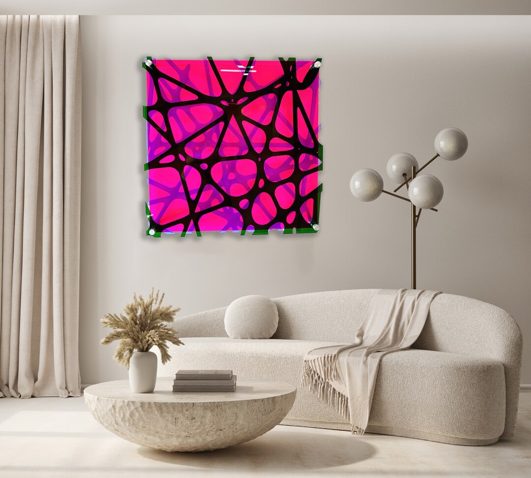 Wall Sculpture Contemporary Wall Art Room Decor Geometric Etsy