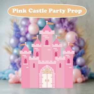Rosa Schloss Ausschnitte, Prinzessin Party, Requisiten, Fantasy-Babyparty, Geburtstag Dekor, Mädchen 1.Geburtstag, Es war einmal Kulisse, Märchenbuch