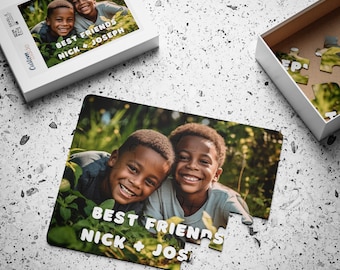 Personalized Kids Photo Puzzle, Custom Text, 30 Piece (11" x 14")