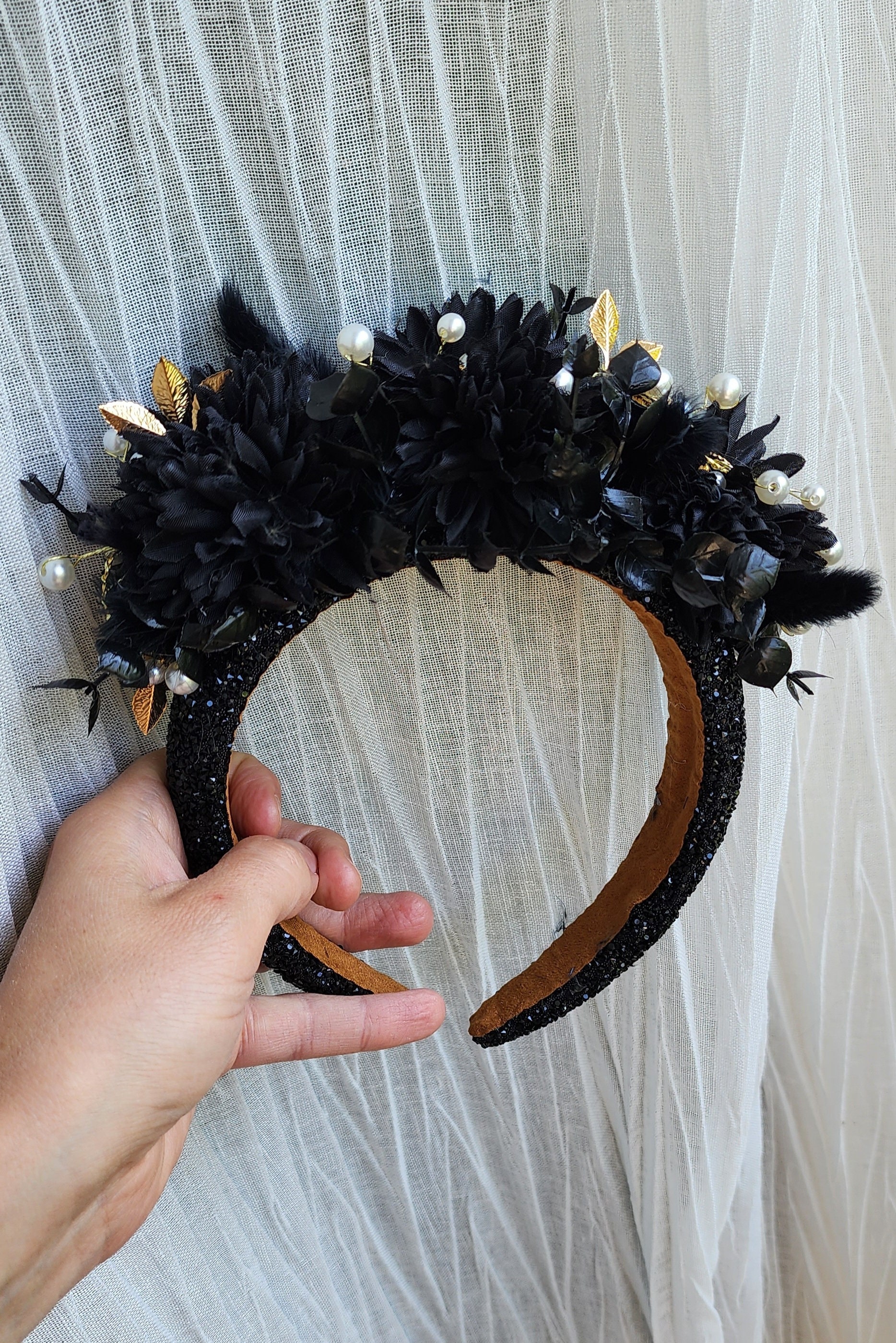 Races Headband Fascinator Melbourne Cup Derby Oaks Ladies Day Black