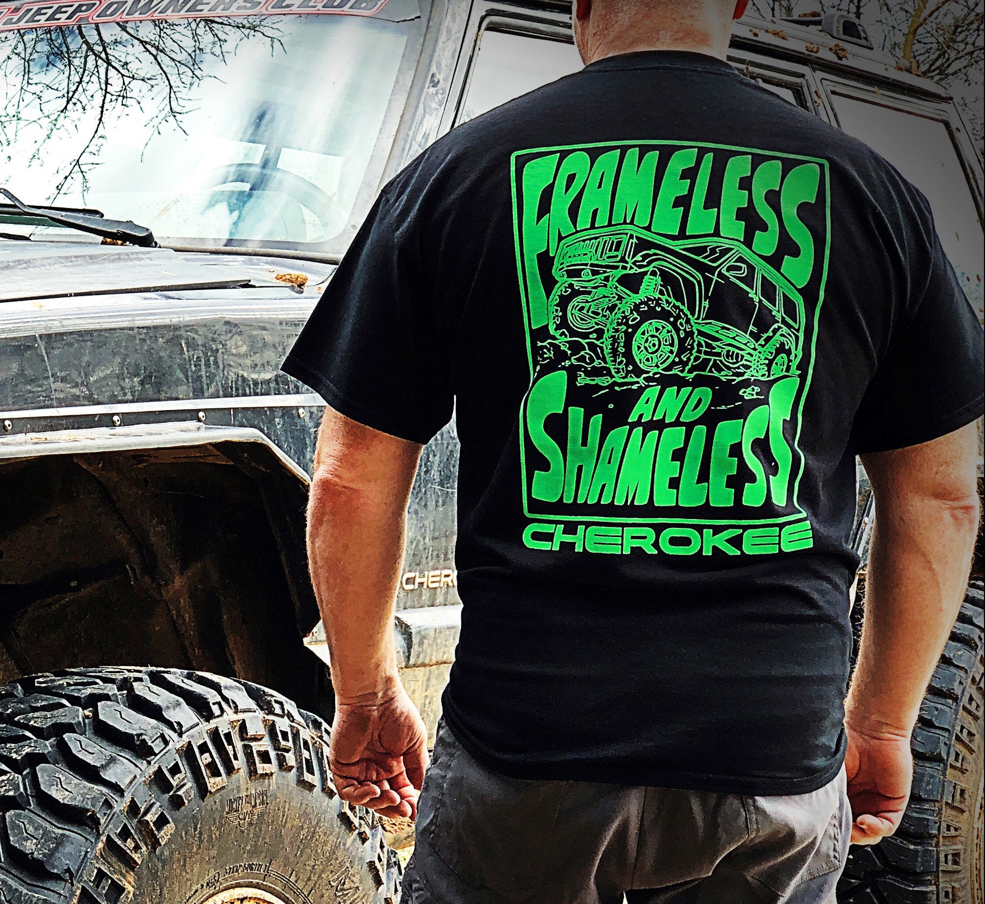 一枚で決まる! 【JEEP】Cherokee Racing Long Sleeve T-shirt Jeep Cherokee Long Sleeve T-Shirts for Sale | TeePublic