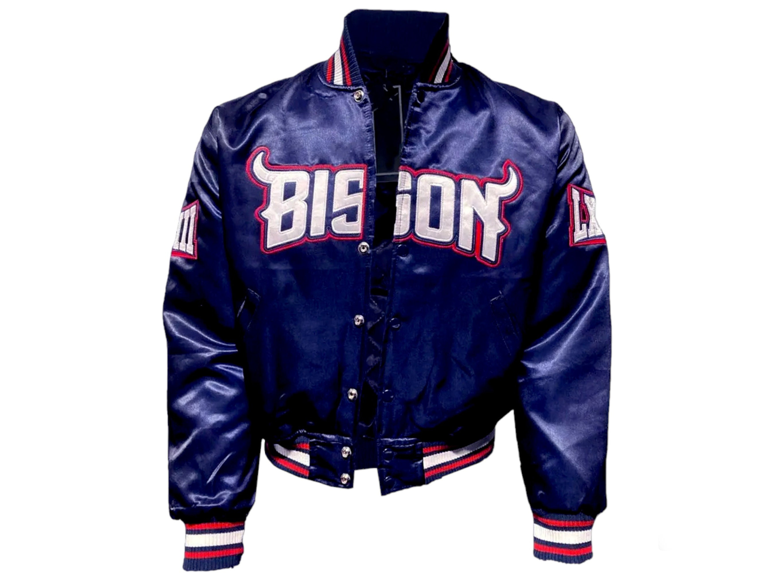 Women's 1946 Blue Cropped Varsity Jacket - Jackets Expert