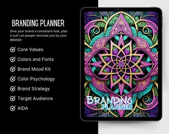 Branding Planner - Print, PDF GoodNotes Planning Template